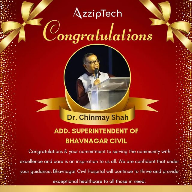 🎉 congratulations to Dr. Chinmay Shah 🎉